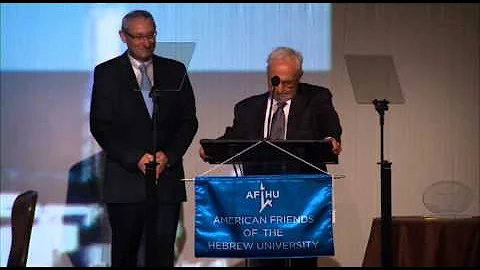 Patricia L. Glaser Scopus Award  address; with Bar...