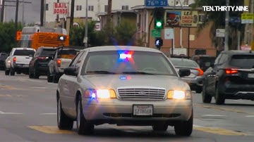 LAPD UNITS RESPONDING CODE 3