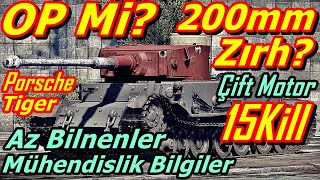 War Thunder Bu Tank OP Mi? | Az Bilinenler Mühendislik Bilgiler | Tiger 1 Porsche Türkçe Oynanış