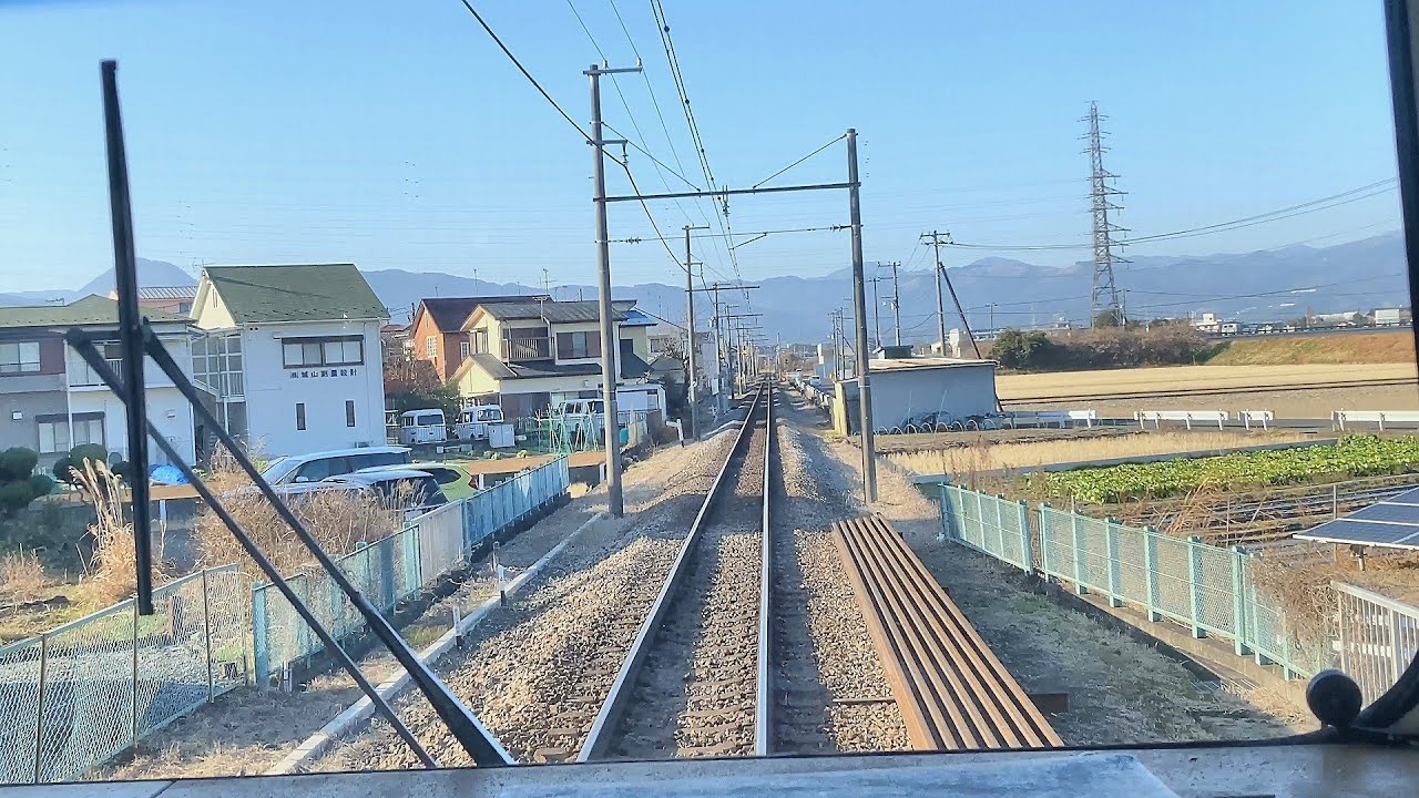 伊豆箱根鉄道前面展望＋最乗寺風景＜Cabview Japanrail Izu-Hakone Railway and Scenery of Saijoji Temple＞