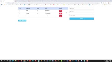 10. Laravel 8 Dersleri: Veritabanına bağlanma, veri çekme ve listeleme ve silme işlemleri Bölüm 2