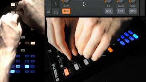 Native Instruments - Traktor Kontrol X1 - Tutorial - The Freeze Effect - Easy Transitions Via Delay Freeze (Part 5 of 7)