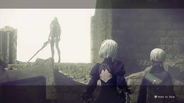 NieR: Automata A2, 9S, Very Hard, fists only, no pod, items, taunt, chips, partner