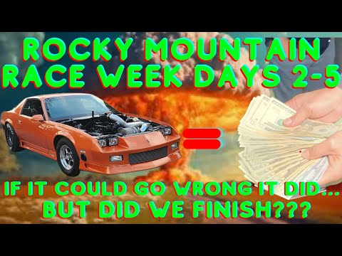 ROCKY MOUNTAIN RACE WEEK IF IT COULD GO WRONG IT DID.....BUT WILL WE AT LAST FINISH?????