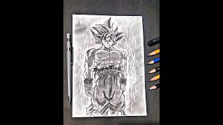 vẽ goku đơn giản