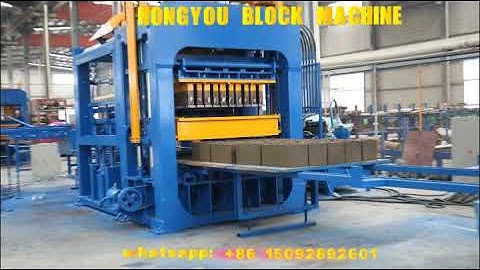 Qt10-15 Automatic Hydraulic Hollow Paver Concrete Block Brick Making Machine