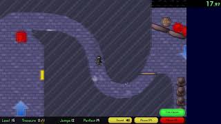 Sticky Ninja Academy | Level 15 100% | 32.630s (WR) | Speedrun