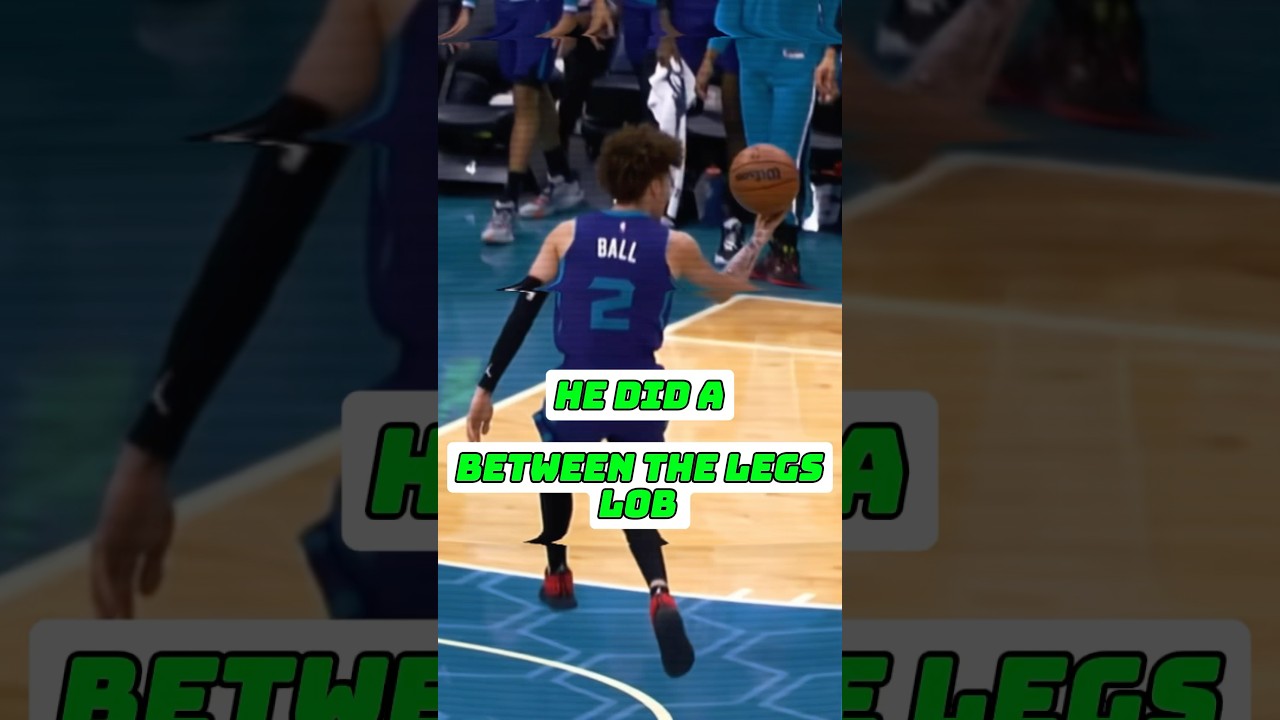 Lamelo Ball Between The Legs Pass To Miles Bridges…