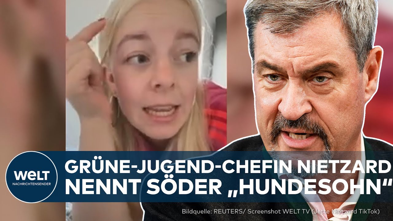 NIETZARD: Grüne-Jugend-Chefin pöbelt wieder! – Beleidigt Söder als „Hundesohn“