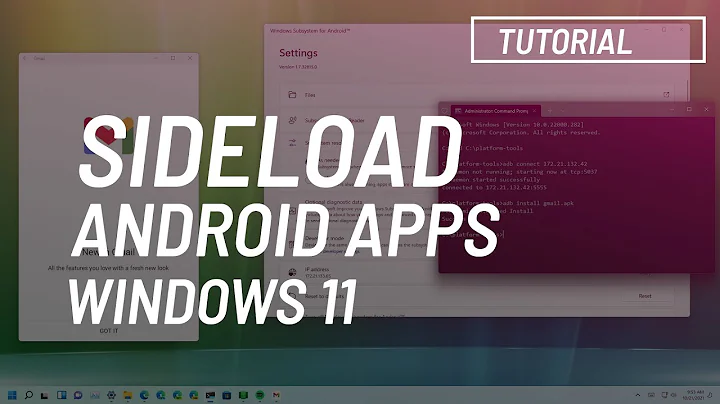 Windows 11: Sideload Android apps (apk)