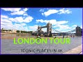 London Walking Tour | Famous places in London | London Streets in 4k