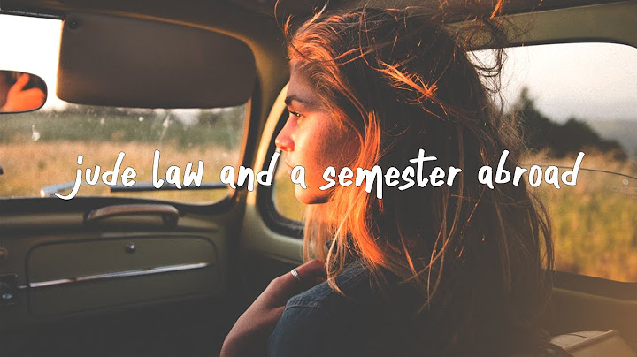 Jude Law and a Semester Abroad Acoustic version - Acoustic performance video thumbnail