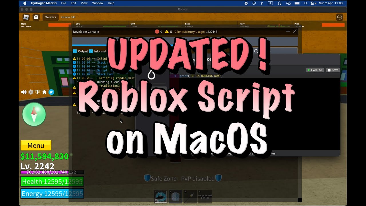 Bloxfruits Script on MacOS for Mac or PC 