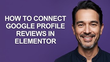 How to Connect Google Profile Reviews in Elementor - KevinHowTo