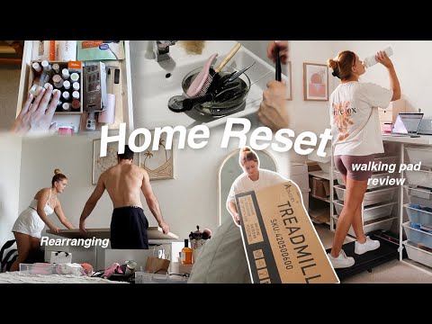 Home Reset | Organising, Rearranging, To-Dos + Walking Pad Review  @EllaVictoria