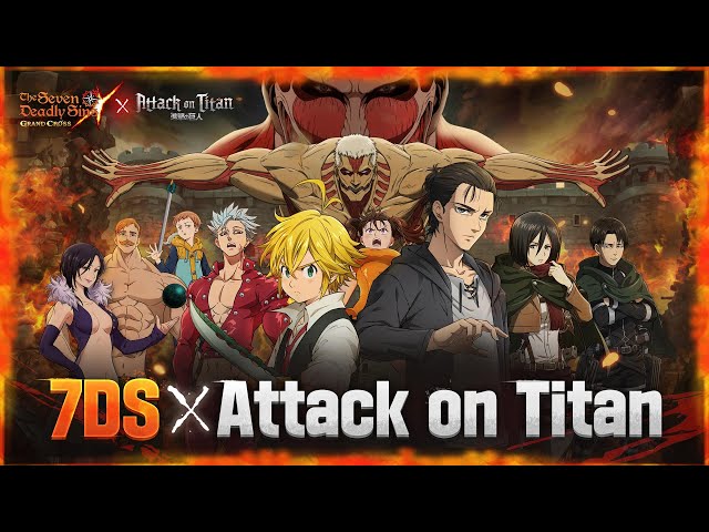 Wallpaper Nanatsu no Taizai X Attack on Titans  Grand cross, Seven deadly  sins, Seven deadly sins anime