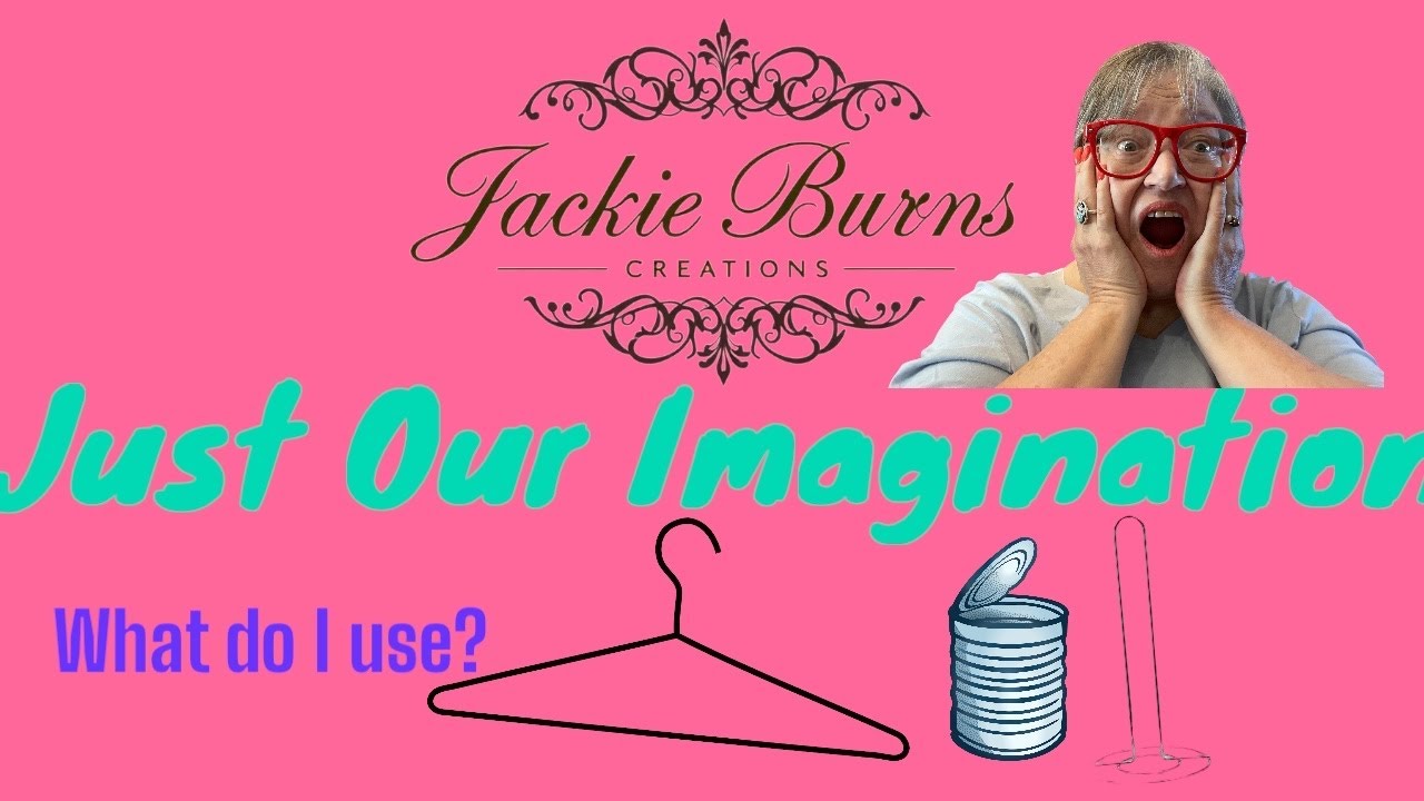 Just out Imagination using Tin Can, Wire Hanger, and DT Paper Towel Holders.