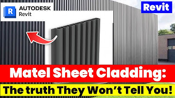 Best Way to Model Metal Sheet Cladding in Revit!