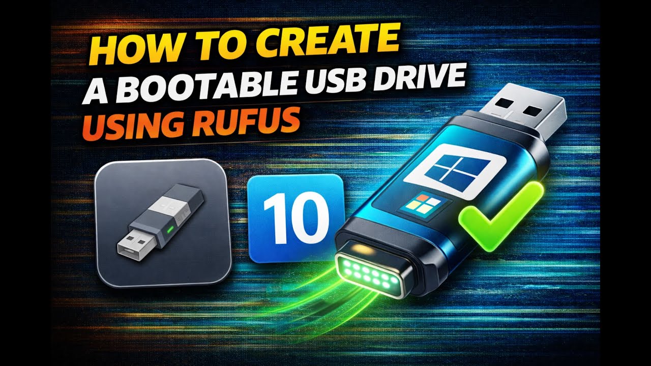 "Rufus" How To Create a Bootable USB Drive Using Rufus On Windows 10 ...
