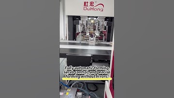 Fully automatic forming, servo control, and precise forming without errors!