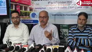 Details Chief Postmaster General Sagar Hanuman Singh addressed a press conference in Srinagar News