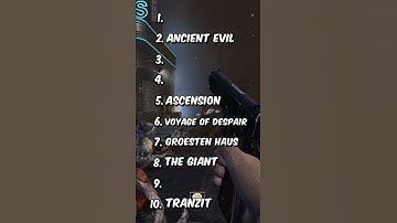 Ranking 10 COD Zombies Maps Without Knowing What Comes Next #shorts