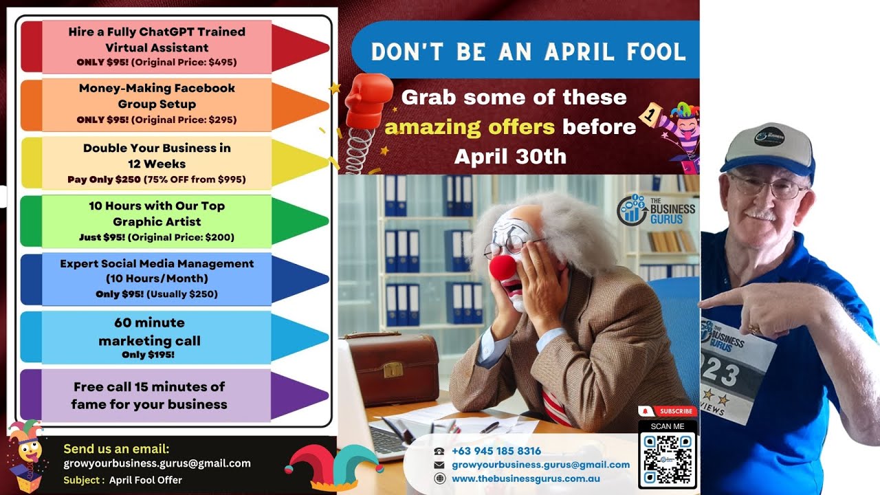 Business Guru April Fool Offer video