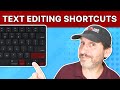 Mac typing and editing keyboard shortcuts