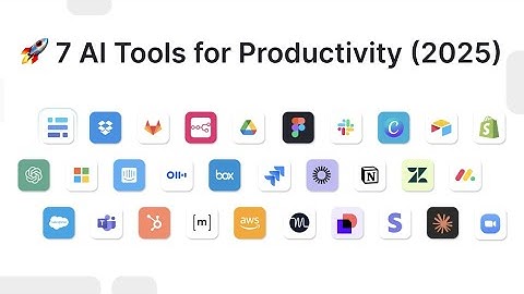 Top 7 AI Productivity Tools for 2025 🚀 | Motion, Otter, Baserow, Notion, Canva & More
