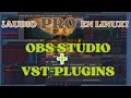 Cómo instalar e integrar Plugins VST nativos de linux en OBS de FLATPAK | debian13