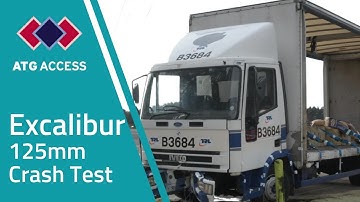 Excalibur (125mm) Fixed HVM Bollard Crash Test Video | PAS 68 Bollard | ATG Access