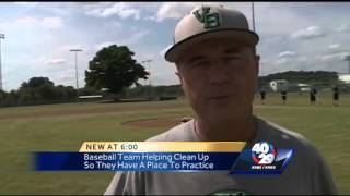 Crews work to rebuild Van Buren Field of Dreams after flooding