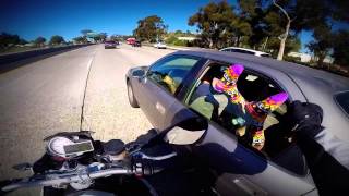 Amazing Video for Grabbing Feet on the Freeway