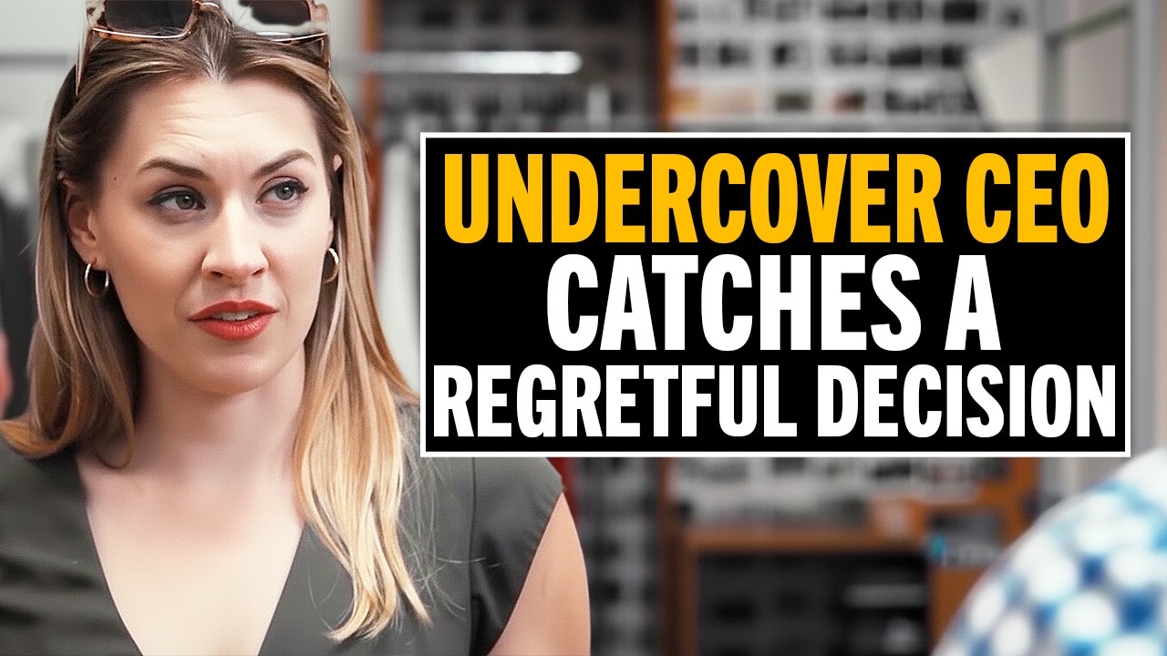Undercover CEO Witnesses a Shocking Last-Minute Regret
