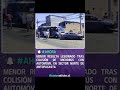 Antofagasta: Un menor lesionado tras choque de microbús con automóvil
