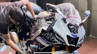 Yamaha R15M | First Service | All Details you need to know 🏍️ | VLOG 92