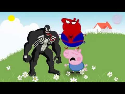 Peppa Pig en Español Spiderman Superhero in Real Life, Little George Crying   YouTube