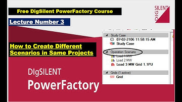 Les 3 ❤️ Hoe maak je een DigSilent PowerFactory met meerdere scenario