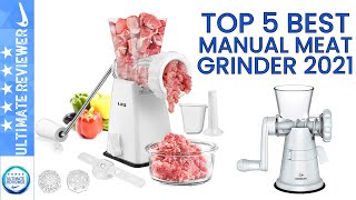 ✔Top 5: Best Manual Meat Grinder in 2021 | Meat Grinder Buying Guide