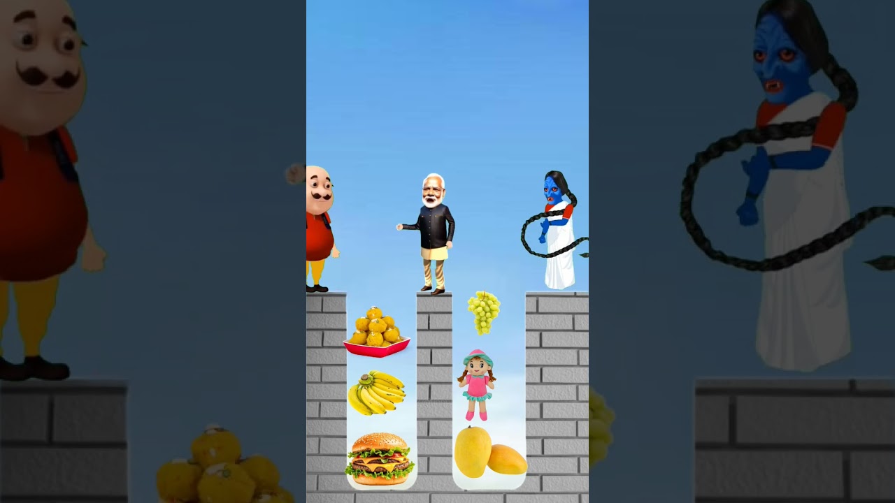 मोदी और पतलु और चुड़ैल) 