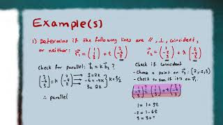 Math - Vectors - 15 - Lines - Angle between two lines