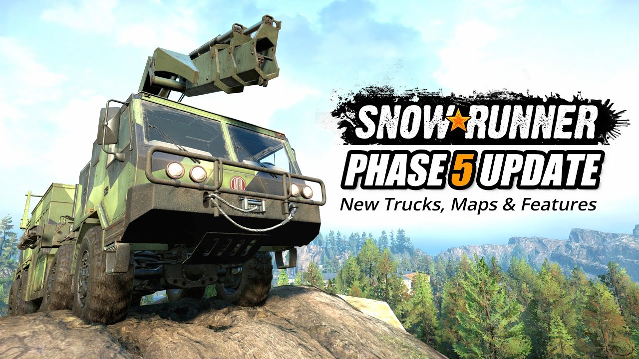 Snowrunner New Trucks, New Maps & New Features Phase 5 Update - YouTube