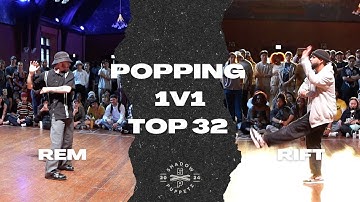 REM VS RIFT | TOP 32 | POPPING 1V1 | OUT OF THE SHADOWS 2024