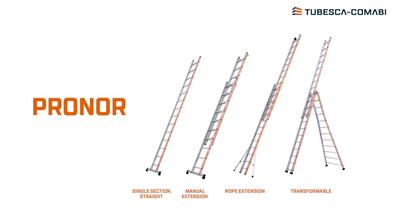 The New Ladder Standards EN131 TUBESCA COMABI YouTube