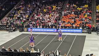 Starsburg High School 2A at VHSL Cheer Champions 2025 Round 2