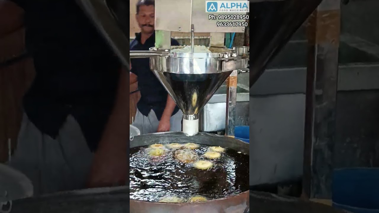 Automatic Medu Vada maker mass production