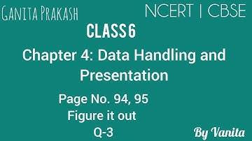 Class 6 | Ganita Prakash | Chapter 4: Data Handling and Presentation Page no.94| Figure it out|Q-3