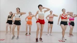 Aerobic Tập Thể Giật Chậm Cô Gái Vàng