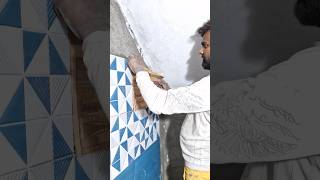 Wall Tile Cutting New Essy Trick, #trending #tiles #construction #viralvideo #wall #tricks #shorts