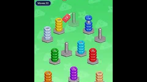 Nut Sort Puzzle Level 371 - 380 Walkthrough